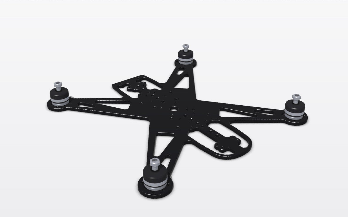Domain 260 carbon main plate with motors