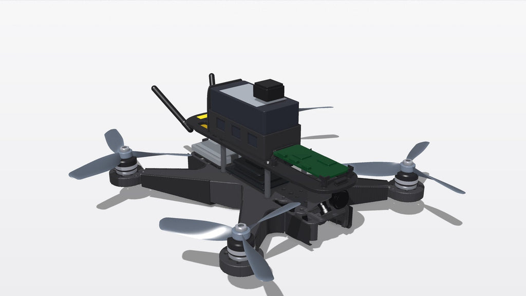 Domain 260 airframe with body shells removed