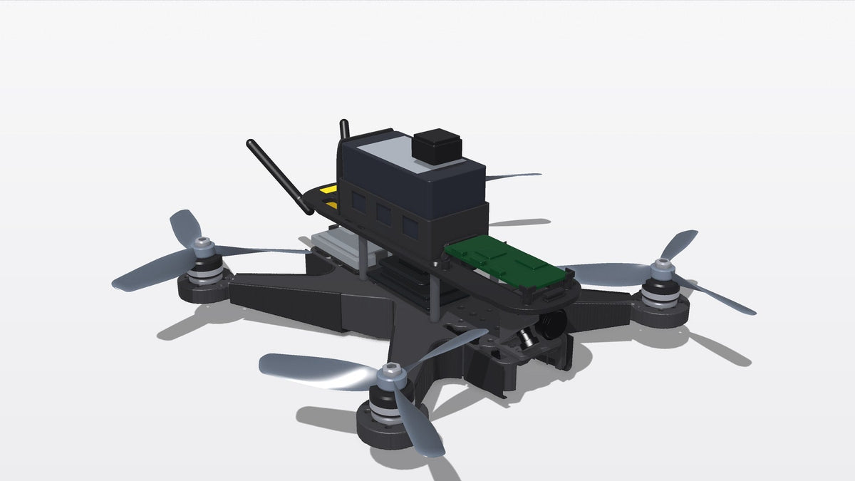 Domain 260 airframe with body shells removed