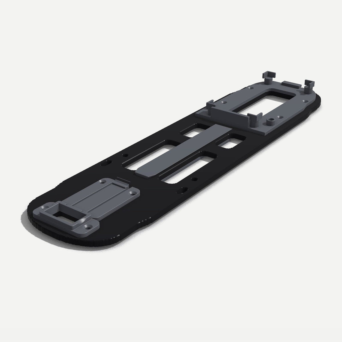 Domain 260 3 mm carbon top plate with printed bolt-ons